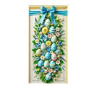 Easter Door Cover - Polyester, Front Door Banner Spring Decoration | Happy Easter Sign Waterproof, Festive Doors Cover For Office, Classroom, Porch, Entryway, Yard, Garden, Holiday Party