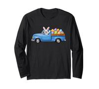 Easter Egg Bunny Equitazione Auto Primavera Vibes Maglia a Manica