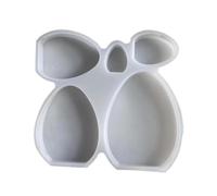 Easter Egg Candle Mold, 3d Silicone Resin Mould, Non-Stick Jewelry Casting & Wax Molds for Candle Making, Crafts and Home Decoration, 7.28x6.89x0.91 Inches
