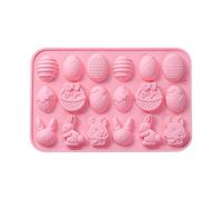 Easter Egg Chocolate Silicone Mold - Silicone Easter Egg Mold | SíliconeEasy Release - Non-stick Silîconemold For Chocolate Gommes Resin Baking Soap Making, Ideale per Creative Kitchen Use