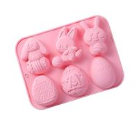 Easter Egg Chocolate Silicone Mold - Silicone Easter Egg Mold | SíliconeEasy Release - Non-stick Silîconemold For Chocolate Gommes Resin Baking Soap Making, Ideale per Creative Kitchen Use