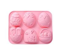 Easter Egg Chocolate Silicone Mold - Silicone Easter Egg Mold | SíliconeEasy Release - Non-stick Silîconemold For Chocolate Gommes Resin Baking Soap Making, Ideale per Creative Kitchen Use
