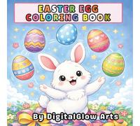 Easter Egg Coloring Book: Bold & Easy Easter Designs for Kids and Adults