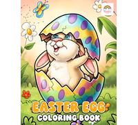 Easter Egg Coloring Book: Cute Easter Egg Designs, Spring Patterns, and Festive Holiday Illustrations