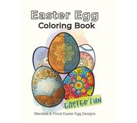 Easter Egg Coloring Book for Kids: 50 Mandala, Floral & Butterfly Egg Designs | Ages 8-12 | Single-Sided Pages