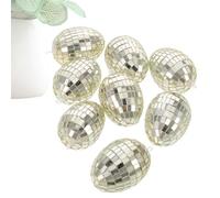 Easter Egg Decorations - 6cm, Decorative Easter Eggs, 8 Pieces Set | Spring Ornaments, Mini Egg Decor For Bookshelf, Centerpiece, Home, Office, Table, Classroom, Party, Handcrafts, Photography