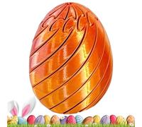 Easter Egg Fidget Toys - 3D Printed 4,7 x 4,7 x 5,6 cm | Spiral Sensory Spinner Puzzle | Stress Relief Party Favor Classroom Prize Desk Toy For Kids Adults Valentines Office Use