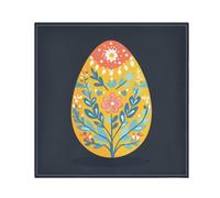 Easter Egg Folk Art Patterns Flowers ristorante cena tovaglioli casa ristorante tovaglioli di stoffa tovaglioli di stoffa set di 6 50,8 x 50,8 cm