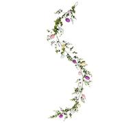 Easter Egg Garland for Mantle, 6ft Decorative Vine for Table, Tree, or Wreath, 66.92inch, Seasonal Springtime Accent for Home, Wall, and Festive Mantel Display