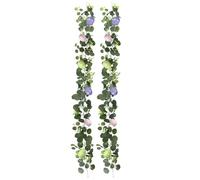 Easter Egg Garland - Primavera Hanging Decoration, Festive Holiday Banner | 2 pezzi 5.58ft Ideal Suitable for Indoor Room Dormitory Window Photo Background Garden Party Seasonal Home Decorations
