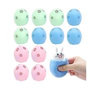 Easter Egg Hunt Basket Stuffers,Squishy Bunny, 6pcs Easter Bunny,Cute Rubber Squeeze Toys,For Easter Gifts ,Kids Party Bag Fillers