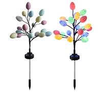 Easter Egg Lights, LED Pathway Stakes, Water Resistant Glow Feature, Decorative Garden Design Element, Outdoor Lighting Accent, Ideal for Lawn Patio and Holiday Displays