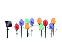 Easter Egg Solar Lights - 3.5m Waterproof Spring Festive Decoration With Stakes, Outdoor Solar String Lights | Multifunctional Garden Yard Courtyard Pathway Driveway Patio Lawn Holiday Display