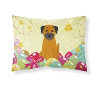 Easter Eggs Border Terrier Fabric Standard Pillowcase