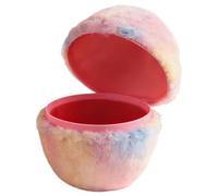 Easter Eggs Empty - 8.3 Inch Velvet Party Favor, Hollow Decorative Eggs with Soft Plush Finish for Basket Stuffers, Easter Egg Hunts, Holiday Decoration, Spring Festival and Seasonal Celebrations