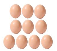 Easter Eggs for Pitture, modelli di uova decorativi | Uova di decorazione chiaramente divertente | 10x riempitivi per cesti di Pasqua, giocattoli da colorare di simulazione per la pittura, la decorazi