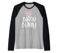 Easter Family Matching Outfits Pastel Easter Daddy Bunny Maglia con Maniche Raglan