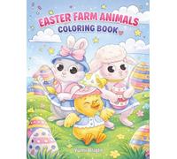 Easter Farm Animals Coloring Book for Kids: Bunny, Duckling and Lamb Coloring Pages | Cute and Easy Easter Designs for Toddlers, Preschool and Early Elementary