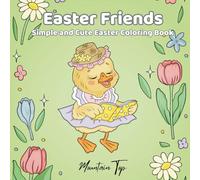 Easter Friends: Simple and Cute Coloring Book