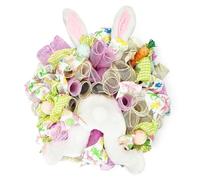 Easter Front Door Wreath, Artificial Easter Wreath, Easter Wreath with Rabbit, Farmhouse Easter Wreath, Easter Wreath with Carrot, Spring Door Wreath, Easter Holiday Decor, Colorful Easter Wreath, Ind