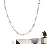 Easter Garland - 6,56ft Easter Speckled Egg Decor, Rustic Multi-Colored Hanging Ornament | Spring Garland Seasonal Decoration for Home, Office, Bedroom, Study, Classroom, Tovaglia, Ristorante