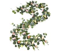 Easter Garland - Artificial Egg Spring Decor, 2 pezzi di Garlands Artificial with Green Vines | Spring Home Decoration for Room, Dormitory, Window, Garden, Indoor Holiday Parties, Family Gatherings