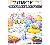 Easter Giggles: Calming And Funny Coloring Book For Adults And Teens