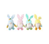 Easter Gnome Plush Spring Gnomes Easter Decorations for The Home Easter Bunny Gnome with Easter Egg Easter Decor Handmade Gnome Faceless Plush Doll -4