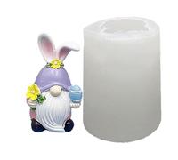 "Easter Gnome Silicone Molds for Chocolate, Fun Dwarf Candle Molds, Perfect for Family Celebrations, Gnome Crafts and, Ideal for Holiday Treats and Parties"