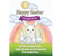 Easter Gnomes and Bunnies Coloring Book for Kids: Cute Easter Gnomes, Bunnies, Chicks & Eggs | Bold and Easy Coloring Pages for Toddlers, Preschool and Kids Ages 3-8 | Fun Easter Basket Stuffer