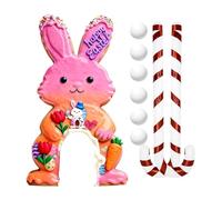 Easter Golf Game Set, Portable Mini Golf Course with Club & Balls, Indoor Entertainment Activity for Party, Holiday Event, Home Living Room, Bedroom