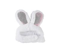 Easter Hat, Cat & Puppy Rabbit Ear Hat, Pet Supplies (1 Piece, White Plus Pink)