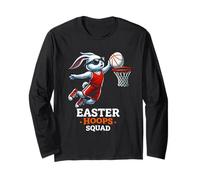 Easter Hoops Squad Amante del Basket Maglia a Manica