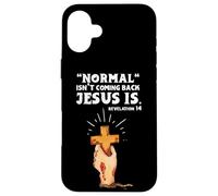 Easter Jesus Believer Bible Verse Faith Christian Custodia per iPhone 16 Plus