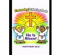 Easter Joy Coloring Book: 30 Simple Designs for Kids and Families
