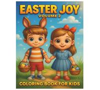 Easter Joy Vol.2, Coloring Book for Kids, easter bunny coloring: easter coloring book for kids, christian coloring book, easter coloring fun