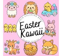 Easter Kawaii Coloring Book With Bold and Easy Designs