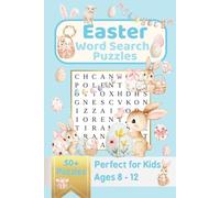 Easter - Kids Word Search Puzzles: Easy-to-Read Grids, Kid-Friendly Difficulty | 6 x 9 inches, 110 pages | 50+ Word Search Puzzles | Solutions ... 8-12, Learning, Travel, and Screen-Free Fun