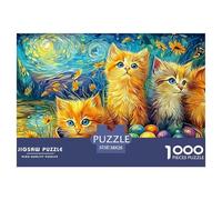 Easter Kittens Puzzle Della Collezione Museo - Edizione Da 1000 Pezzi Con Fedeli Riproduzioni Di Opere D'Arte - Regalo Educativo E Di Qualità (12+) 38x26cm/1000pcs