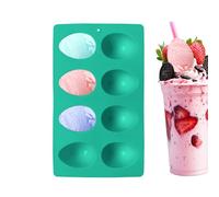 Easter Molds for Chocolate,8-Cavity DIY Non Stick Bakeware,Easter Candy Molds Silicone Baking Pan - for Cookie Candy Jelly Ice Cream Dessert Home Spring Party Birthday