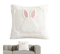 Easter Pillow Covers - 17.7 x 17.7 Inches Square Design, Soft Durable Fabric, Hidden Zipper Closure, reversibile Print | Spring Cushion Decor, Couch Divano Accent, Living Room, Home Dorm Reading Nook