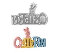 Easter Rabbit Clay Molds, English Letter Silicone Moulds, Bunny Resin Molds, Perfect for Crafts Spring Holiday Party Bookshelf Decoration Dinner Table Seasonal Celebration Projects