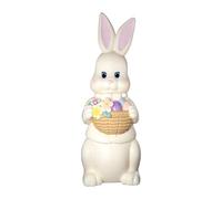 Easter Rabbit Figurine - Resin Cute Weatherproof Spring Decor | Rabbits for Decorating Bedroom Living Room Farmhouse Outdoor Garden Yard Patio Porch Holiday Party, Bunny Statue Sculpture Animals Set