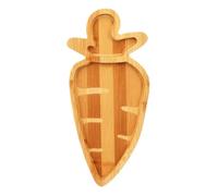 Easter Serving Tray - Wooden Charcuterie Board | Funny Carrot Bunny Shaped Serving Platter For Desserts, Cookie, Cake, Fruit & Snacks, Spring Party, Holiday Table Decor & Catering