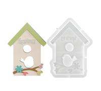 Easter Silicone Mold - Hollow Bird Design | Flexible Resin & Candle Casting | Layered 3D Hollow-Cut Motifs, Highly Elastic High-Temperature Resistance, for Tabletop Decor & DIY Crafts, Hassle-Free