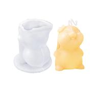 Easter Silicone Molds - 3D Silicone Standing Cute Candle Mould | Easter Candle Molds for Thanksgiving Holiday, Offices Home Room Desk Desktop Weekday School Dormitory, DIY Making Supplies