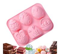 Easter Silicone Molds | Fun Family Crafting Kit Easy Release - Heat Resistance Candle Making Mold - Creative Party Tool For Gummies Cupcake Fudge Jelly Pastry Ice Soap Cake Decoration