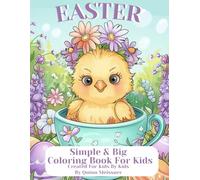 Easter: Simple & Big Coloring Book For Kids