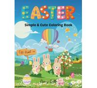 EASTER: Simple & Cute Coloring Book
