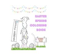 Easter Spring Coloring Book